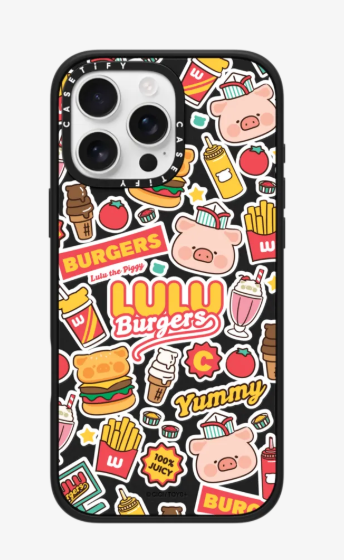 BURGERS STICKERMANIA BY LULU THE PIGGY