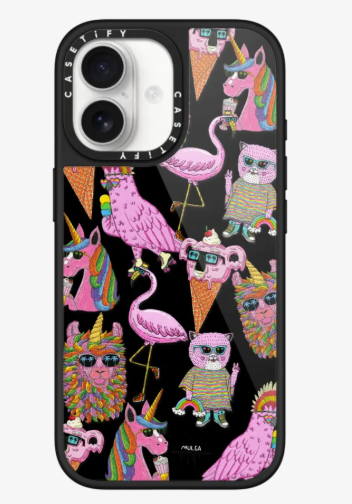 Chilling with the Funky Cats iPhone case by Mulga